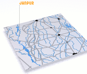 3d view of Jānpur