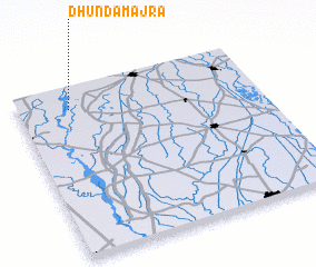 3d view of Dhunda Mājra