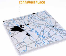 3d view of Connaught Place