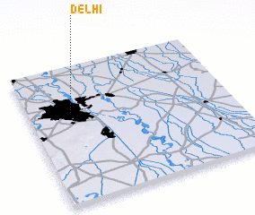 3d view of Delhi