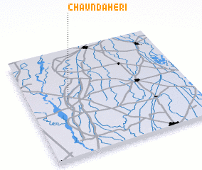 3d view of Chaundāheri