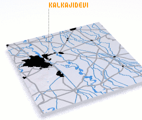 3d view of Kālkāji Devi