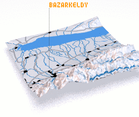 3d view of Bazarkelʼdy