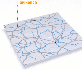 3d view of Karīmābād