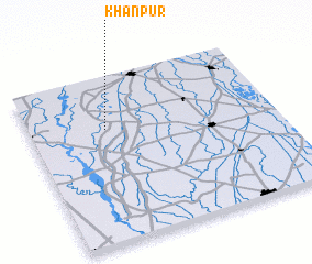 3d view of Khānpur