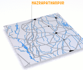 3d view of Māzra Pathānpur