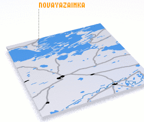 3d view of Novaya Zaimka