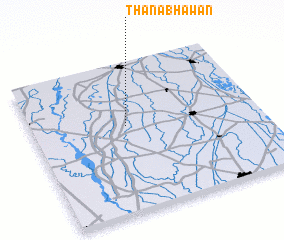 3d view of Thāna Bhawan