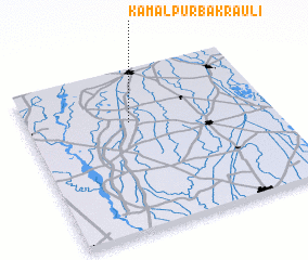 3d view of Kamālpur Bakrauli