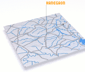 3d view of Hanegaon