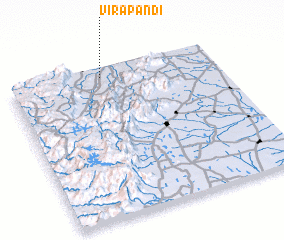 3d view of Vīrapāndi