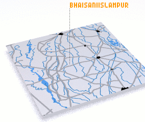 3d view of Bhaisāni Islāmpur