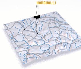 3d view of Hārohalli