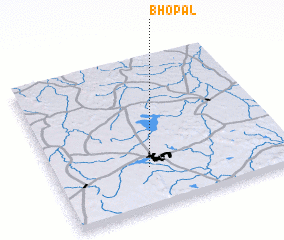 3d view of Bhopāl