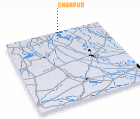 3d view of Shāhpur