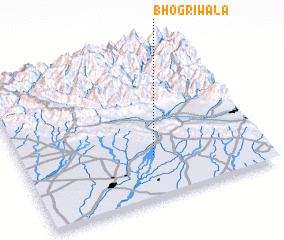 3d view of Bhogrīwāla