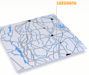 3d view of Sardhana