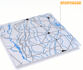 3d view of Anūpnagar