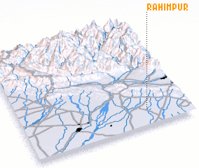 3d view of Rahīmpur