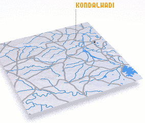 3d view of Kondalwādi