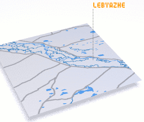 3d view of Lebyazh\