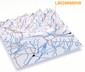 3d view of Lakshmanpur