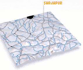 3d view of Sarjāpur