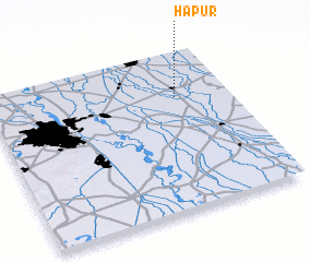 3d view of Hāpur