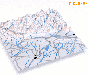 3d view of Mirzāpur