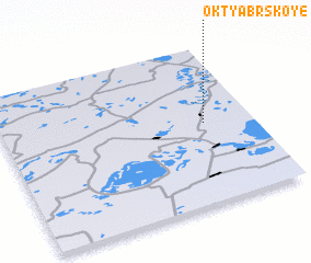 3d view of Oktyabr\