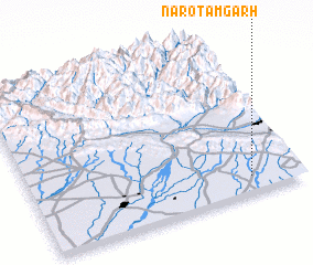 3d view of Narotamgarh