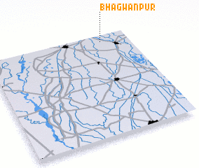 3d view of Bhagwānpur