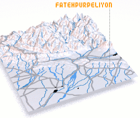 3d view of Fatehpur Peliyon