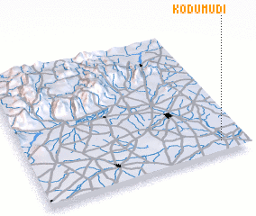 3d view of Kodumudi