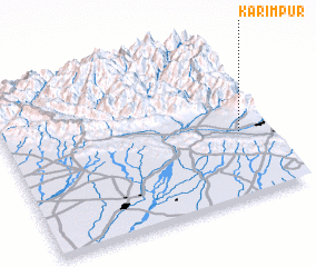 3d view of Karīmpur