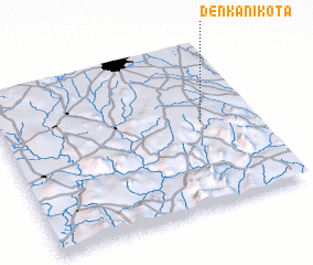 3d view of Denkanikota