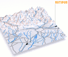 3d view of Motīpur