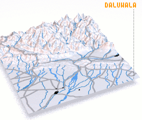 3d view of Dālūwāla