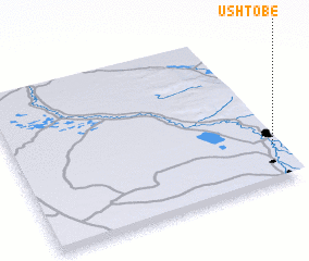 3d view of Üshtöbe