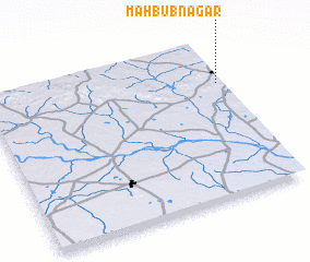 3d view of Mahbūbnagar