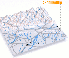 3d view of Charkhamba