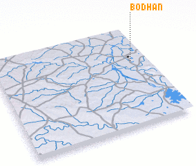 3d view of Bodhan