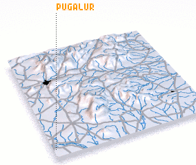 3d view of Pugalūr