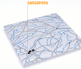 3d view of Gangāpura