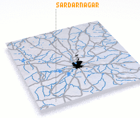 3d view of Sardārnagar
