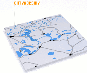 3d view of Oktyabr\