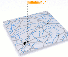 3d view of Mahārājpur