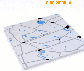 3d view of Chīgīrīnovka