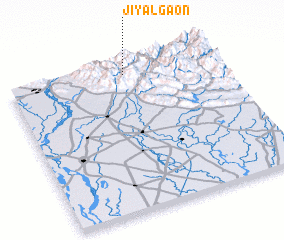 3d view of Jiyālgaon