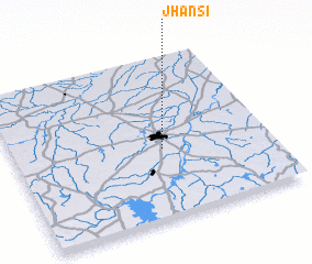 3d view of Jhānsi